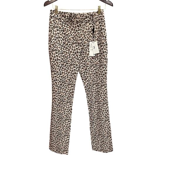 Marc Cain Collections Animal Print Trouser MSRP $330 Size N1 Size 4 29 x 34 NWT - Picture 1 of 11